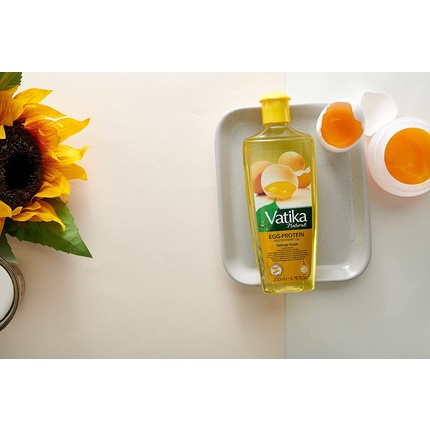 Масло для волос Vatika Naturals Egg Protein Deep Conditioning 200 г — польза натурального яйца для кондиционирования, восстановления и укрепления Dabur International — фото 3
