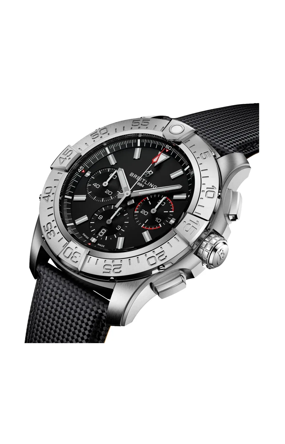 СУПЕР АВЕНДЖЕР B01 ХРОНОГРАФ 46 - EB0148101B1X1 BREITLING, серебряный — фото 3