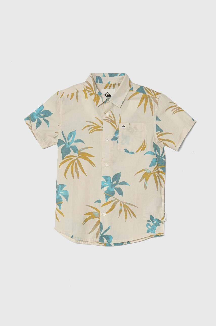 

Quiksilver APEROCLASSYOUTH детская хлопковая рубашка, бежевый