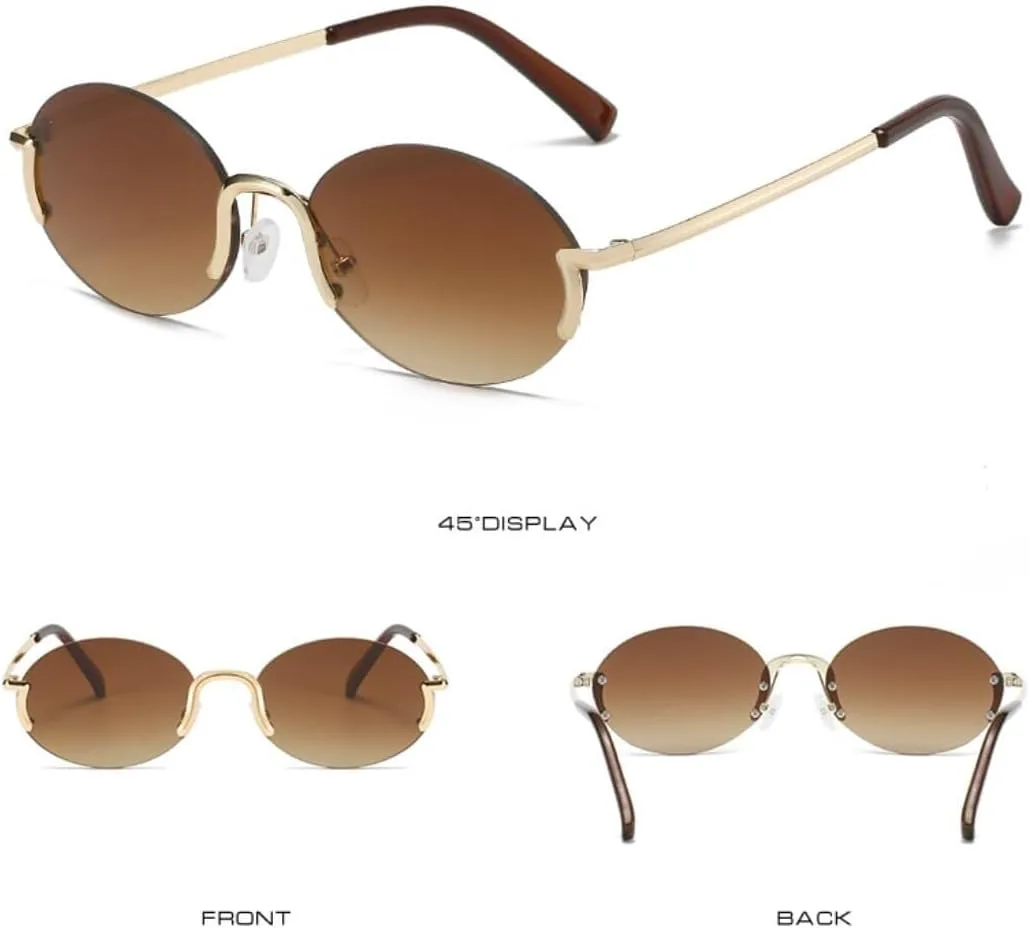 

Солнцезащитные очки с защитой UV400 | Металлические петли, градиентные линзы | Для женщин и мужчин, для занятий спортом на открытом воздухе и вождения LXLHWN, Black