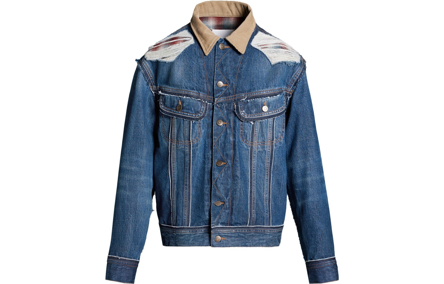 

Джинсовая куртка мужская синяя Maison Margiela, синий