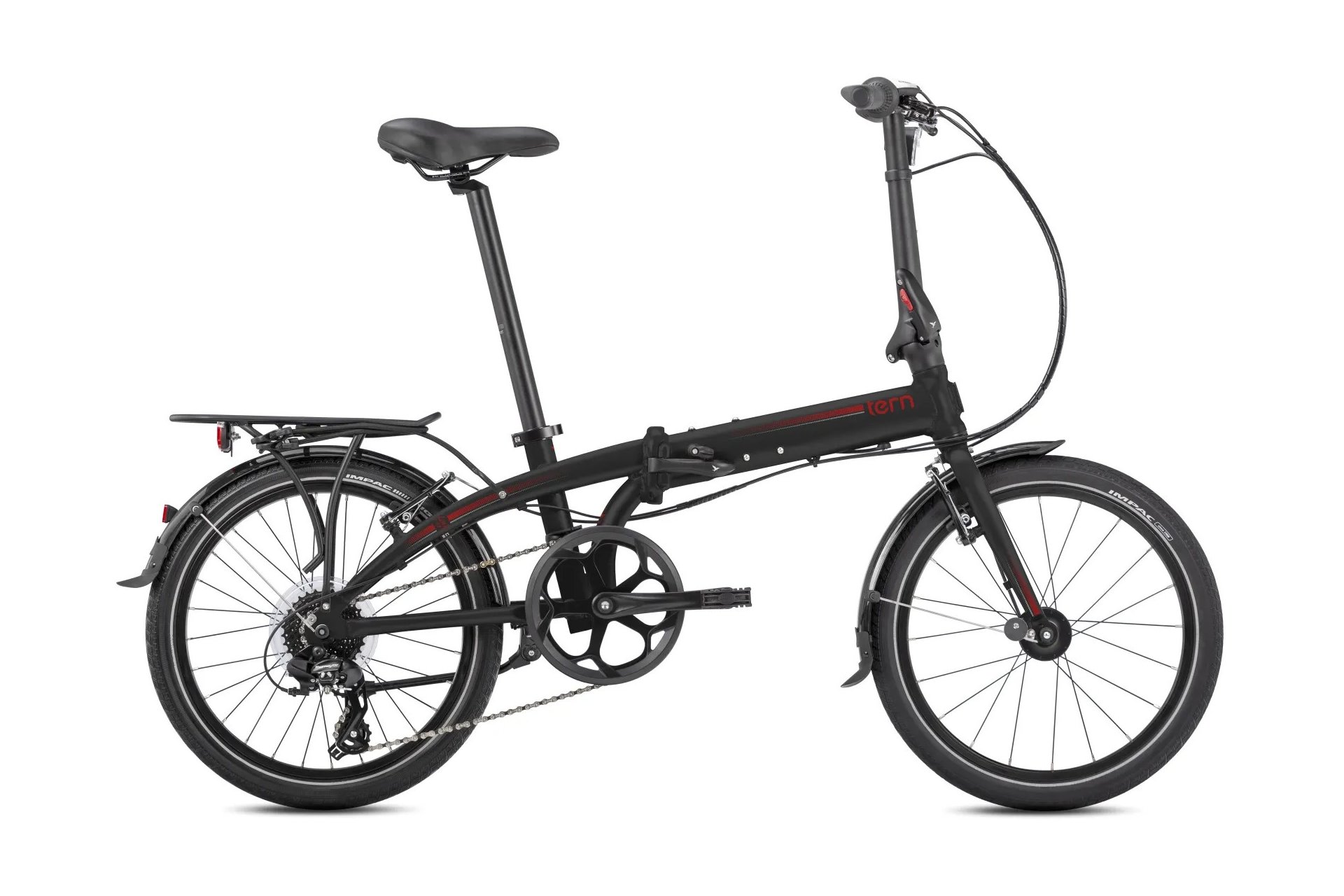 

Городской велосипед Tern Link c8 - 20 дюймов - faltrahmen, schwarz | satin charcoal black/taupe