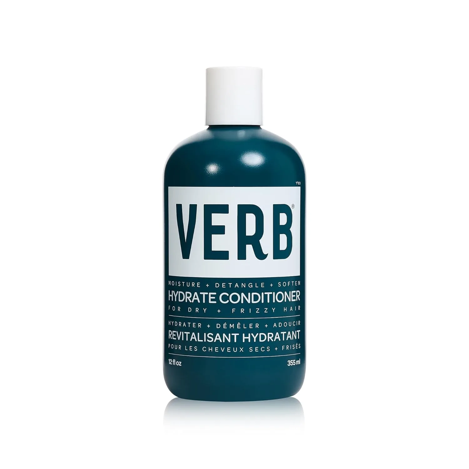Кондиционер VERB Hydrate - Питает сухие и вьющиеся волосы - Разглаживает и уменьшает пушистость - Аромат амбры и теплого жасмина 355 мл (1 шт.)