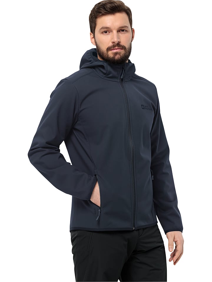 

Куртка софтшелл Jack Wolfskin, темно-синий