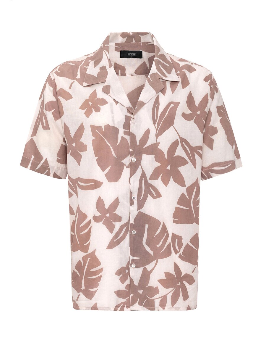 

Рубашка на пуговицах Comfort fit Antioch, цвет Brown/White