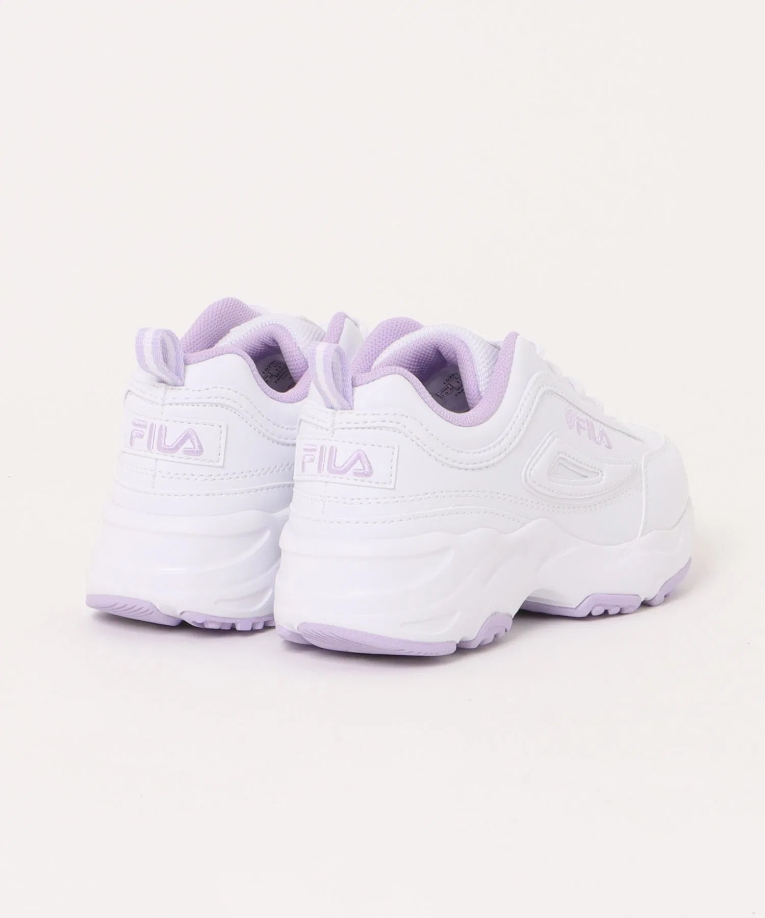 Детские кроссовки FILA DISTRACER HEART KD из искусственной кожи фиолетовые — фото 2