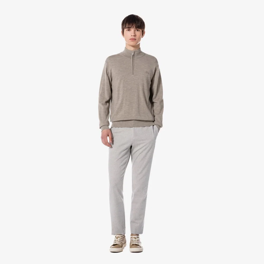 Мужские бежевые зимние слаксы от Lacoste