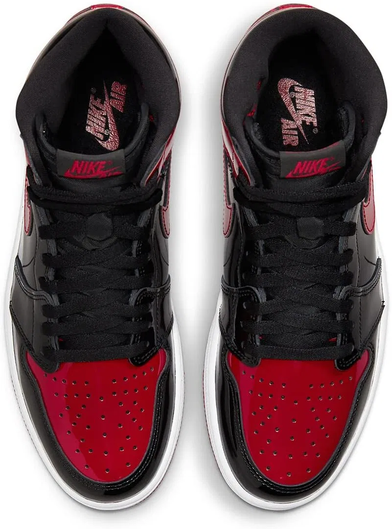 Кроссовки мужские Nike Air Jordan 1 Retro High OG, Black White Varsity Red — фото 4