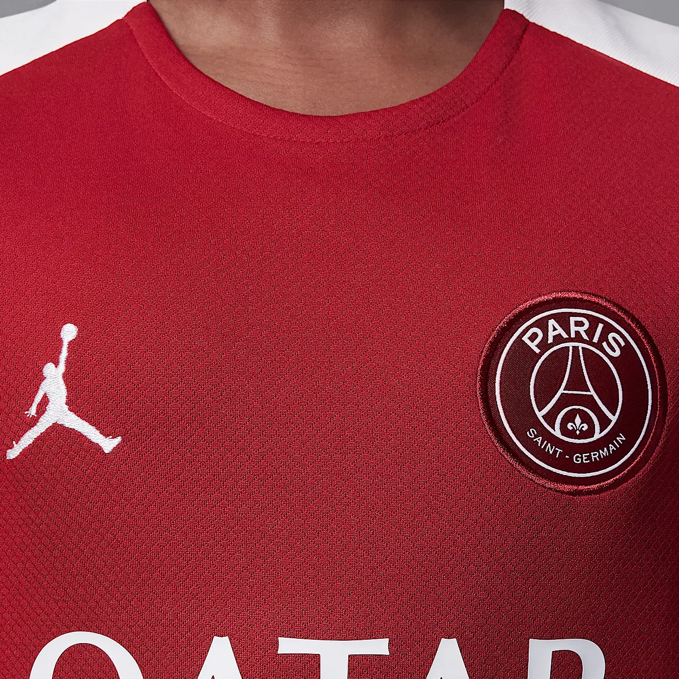 Футболка Paris Saint Germain Strike Wing Red/Phantom Teenagers Jordan, Wing Jordan Red/Phantom — фото 4