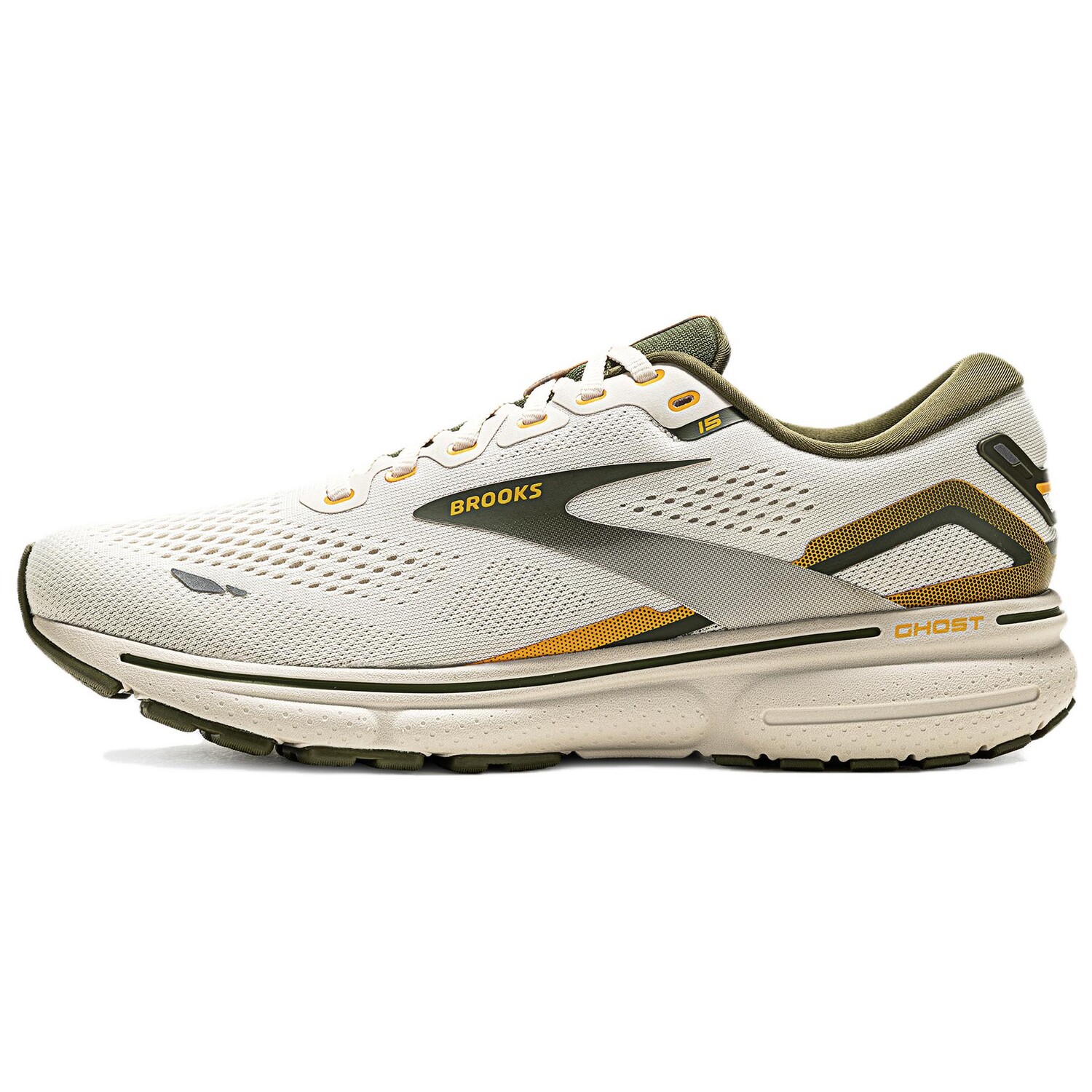 

Кроссовки Brooks Ghost 15 'Grey Green Daylilly', серый