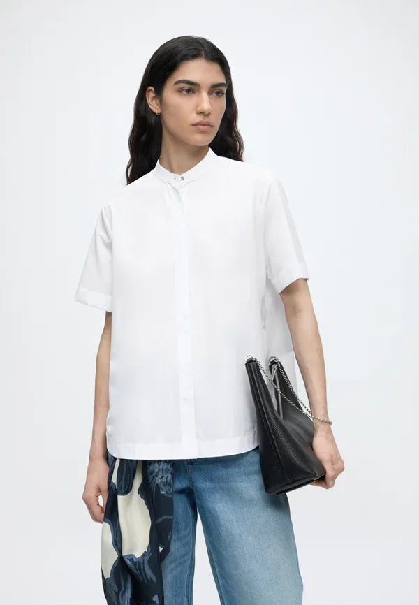 Блуза Boceta button down blouse Boss, белый — фото 4