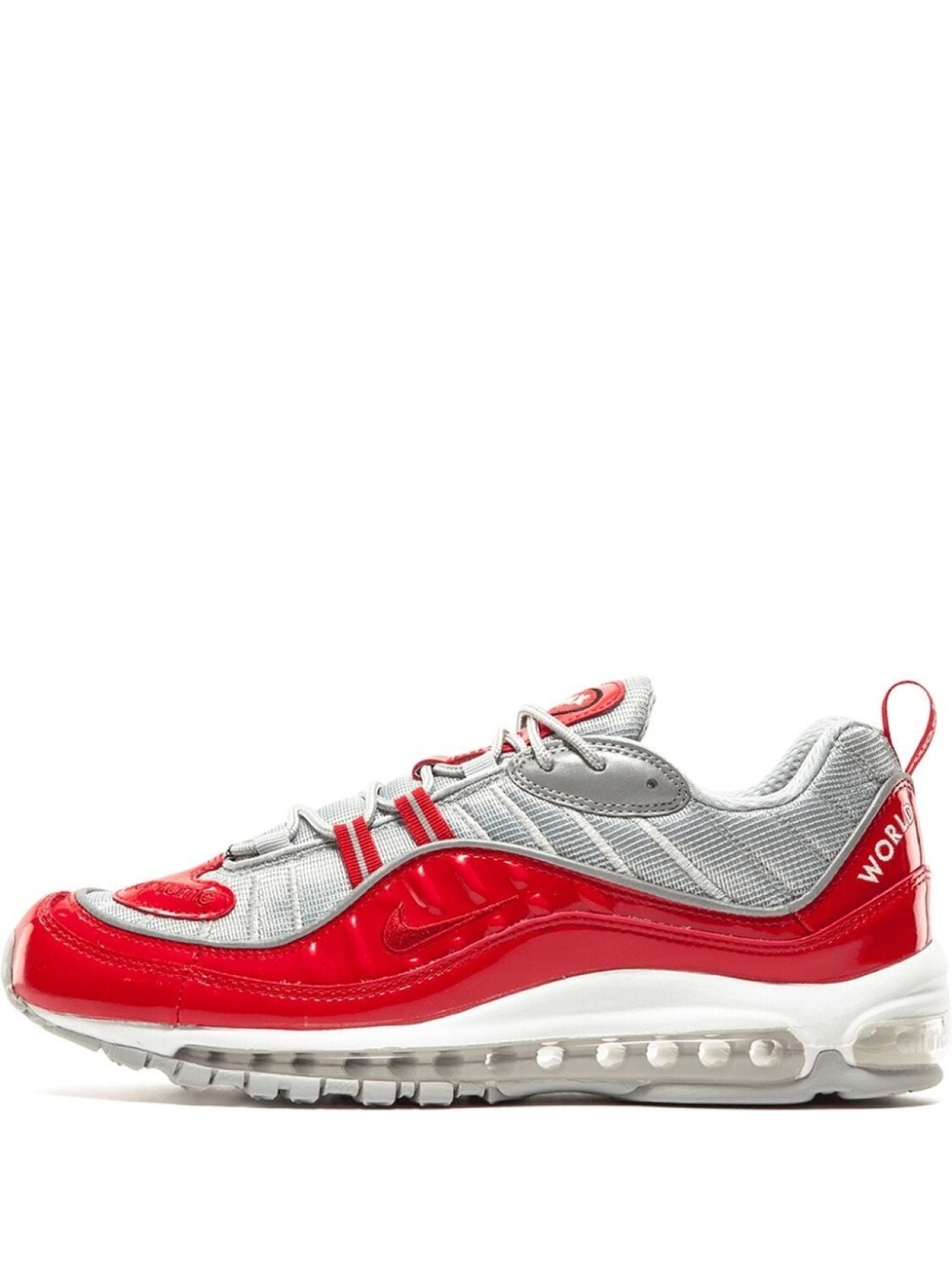 

Nike кроссовки Air Max 98 из коллаборации с Supreme, красный