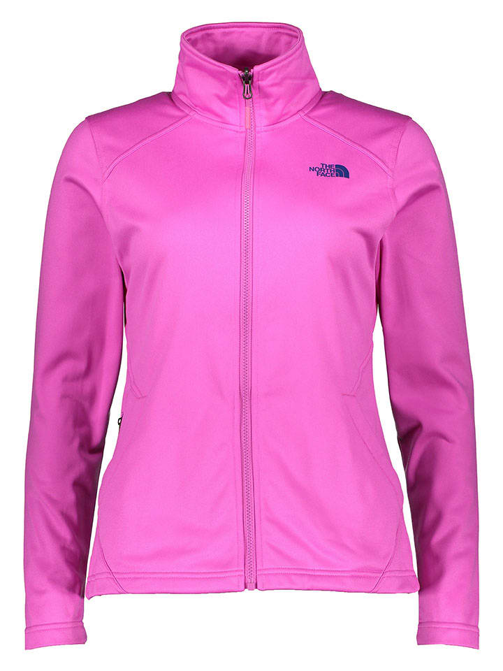 

Розовая куртка софтшелл The North Face