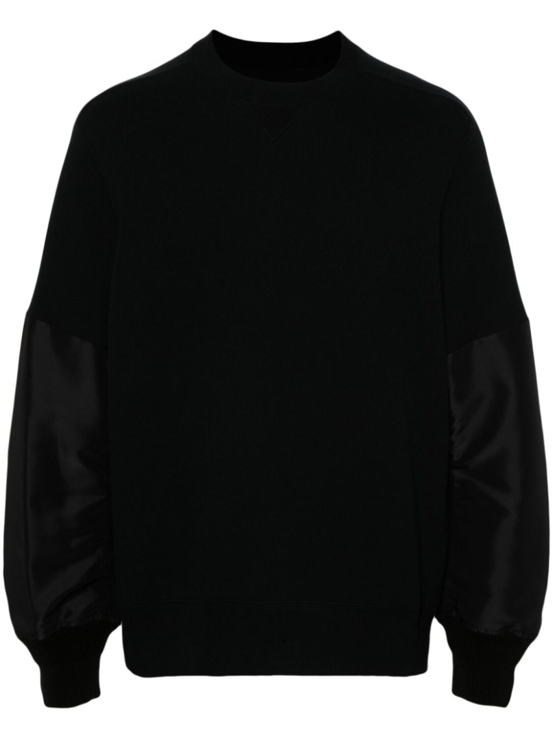 

Sacai толстовка с панелями, черный