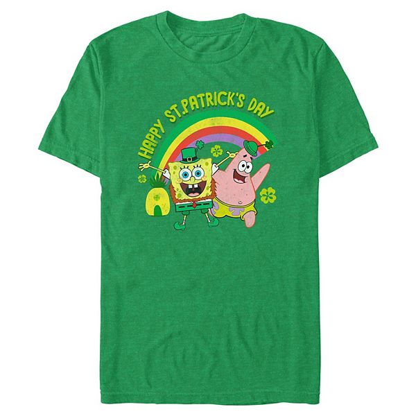 

Футболка Big & Tall Spongebob Squarepants Happy Saint Patrick's Day Licensed Character