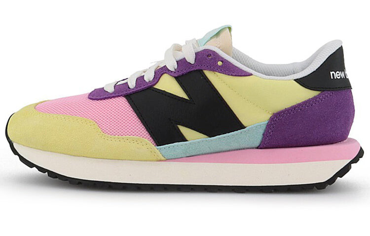 Кроссовки женские New Balance 237, желтый / фиолетовый / розовый