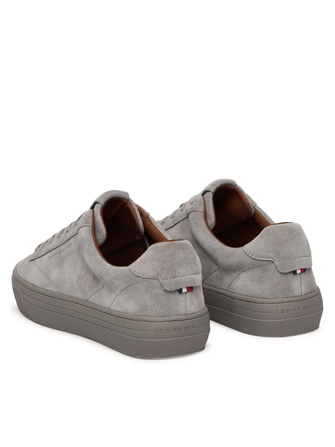 Tommy Hilfiger Кроссовки Park Premium Suede FM0FM05829 серые — фото 3