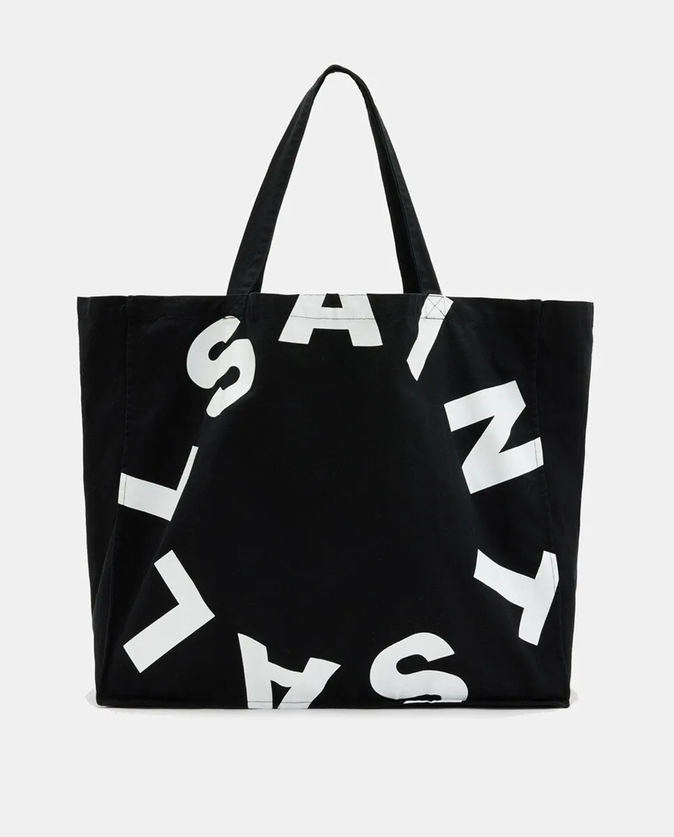 

Сумка-тоут All Saints из холщовой ткани All Saints, цвет Negro