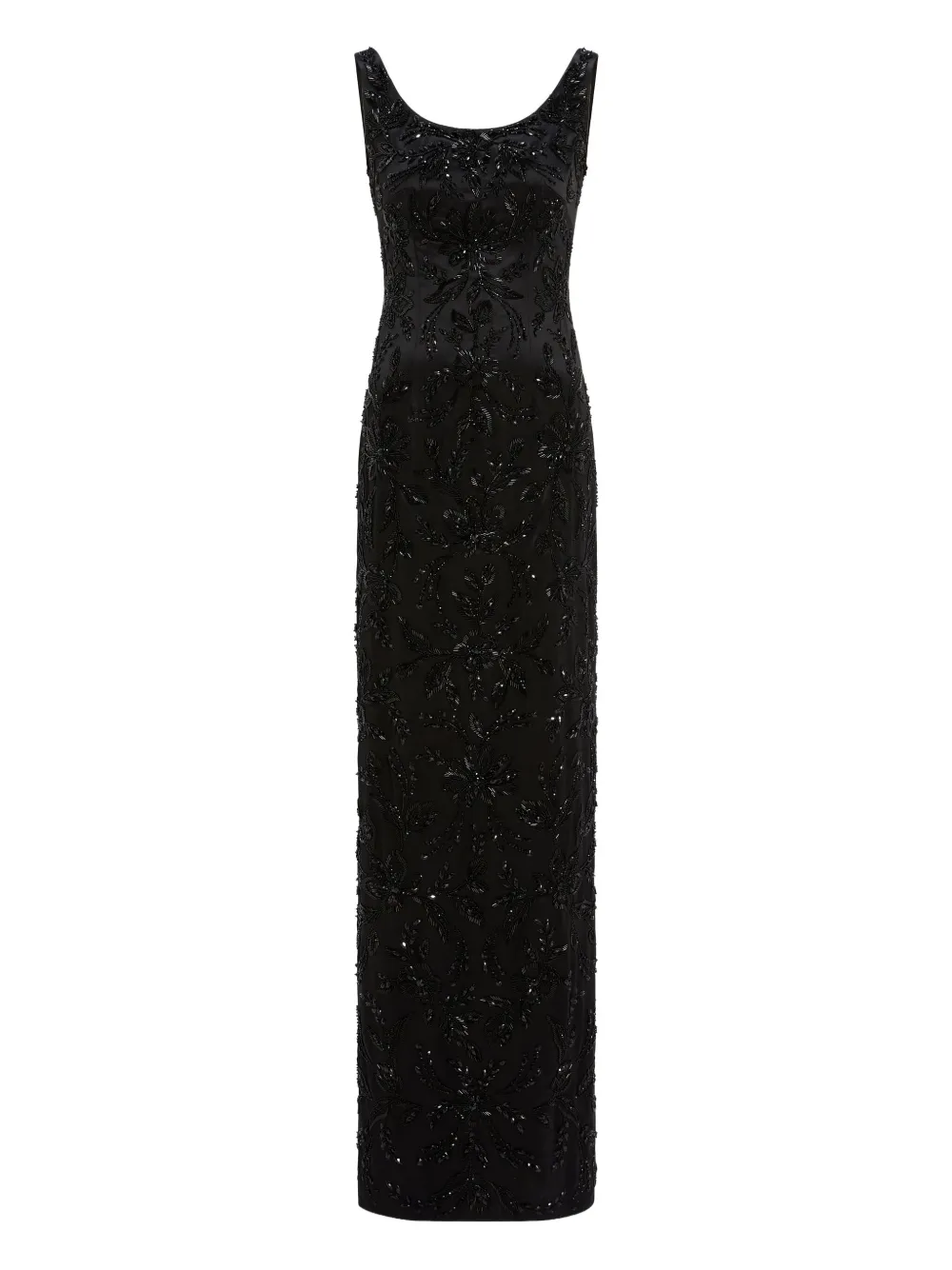 

Декорированное платье макси Jenny Packham, черный