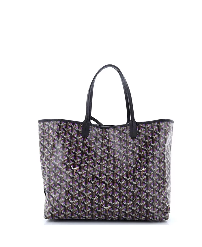 

Сумка-тоут PM Saint Louis Claire Voie из лакированного холста Pre-Owned Goyard, черный