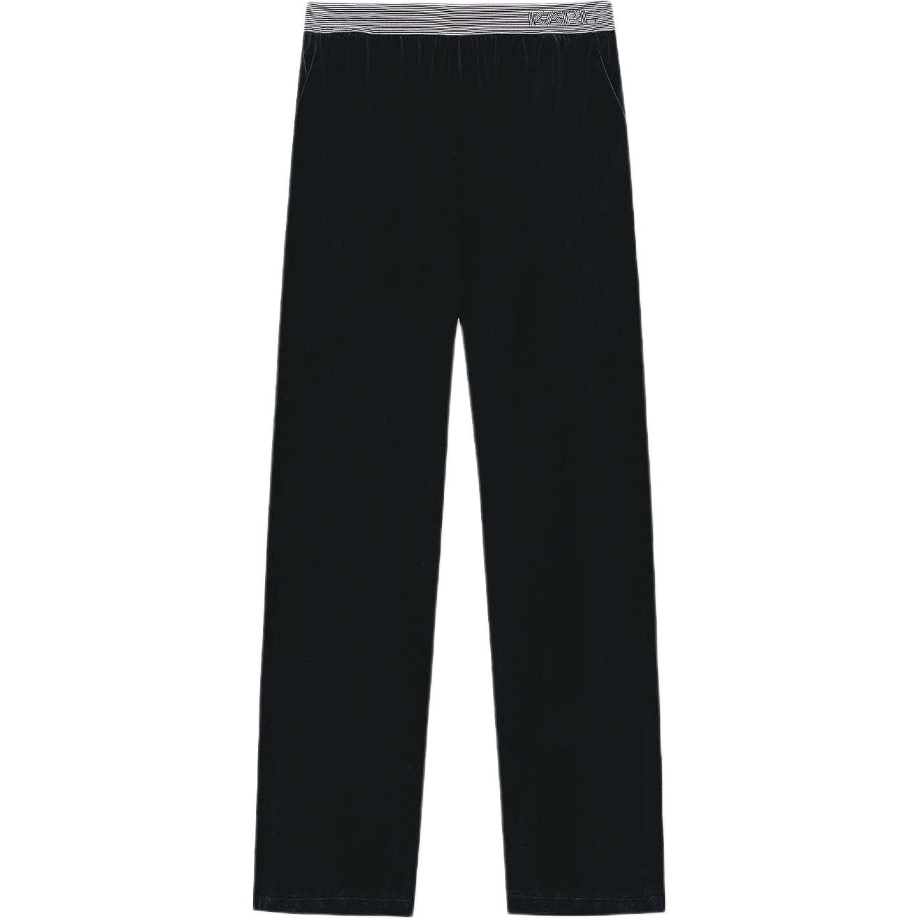 

KARL LAGERFELD / Karl Lagerfeld Jeans KARL LAGERFELD FW24 Повседневные брюки женские черные