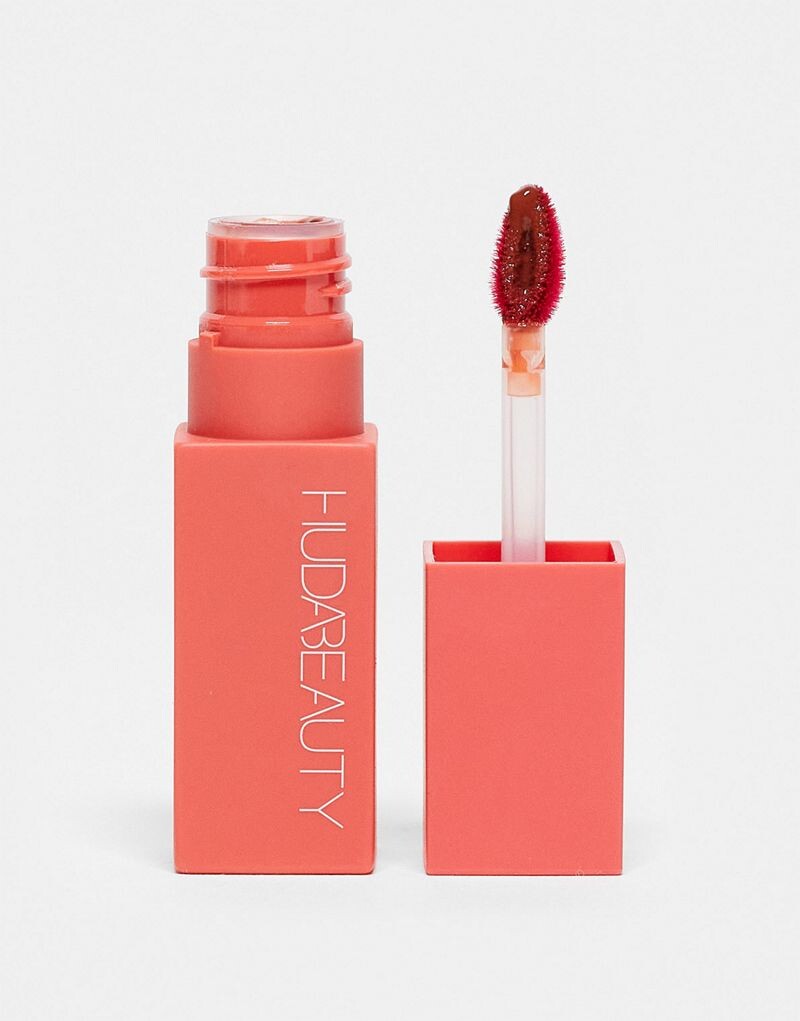 

Huda Beauty – Жидкие румяна для губ и щек – Coral Kiss, Coral Kiss