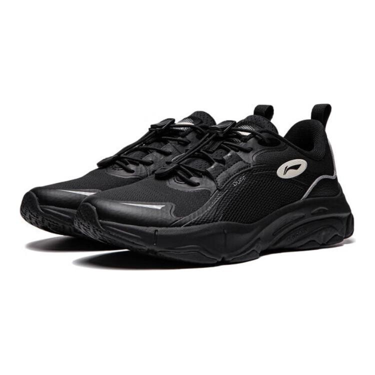 Кроссовки LINING YOUNG Kids Lifestyle Shoes GS Low-top Black, черный — фото 3