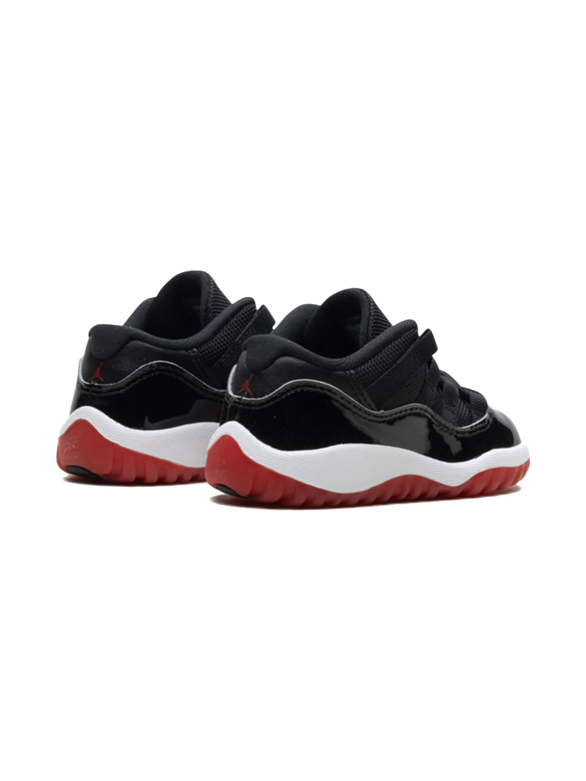 Кроссовки Air Jordan 11 Retro Low Bred Black/Varsity Red/White Jordan Kids, черный — фото 3