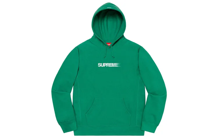 Толстовка с капюшоном Motion Logo SS23 Supreme, зеленый