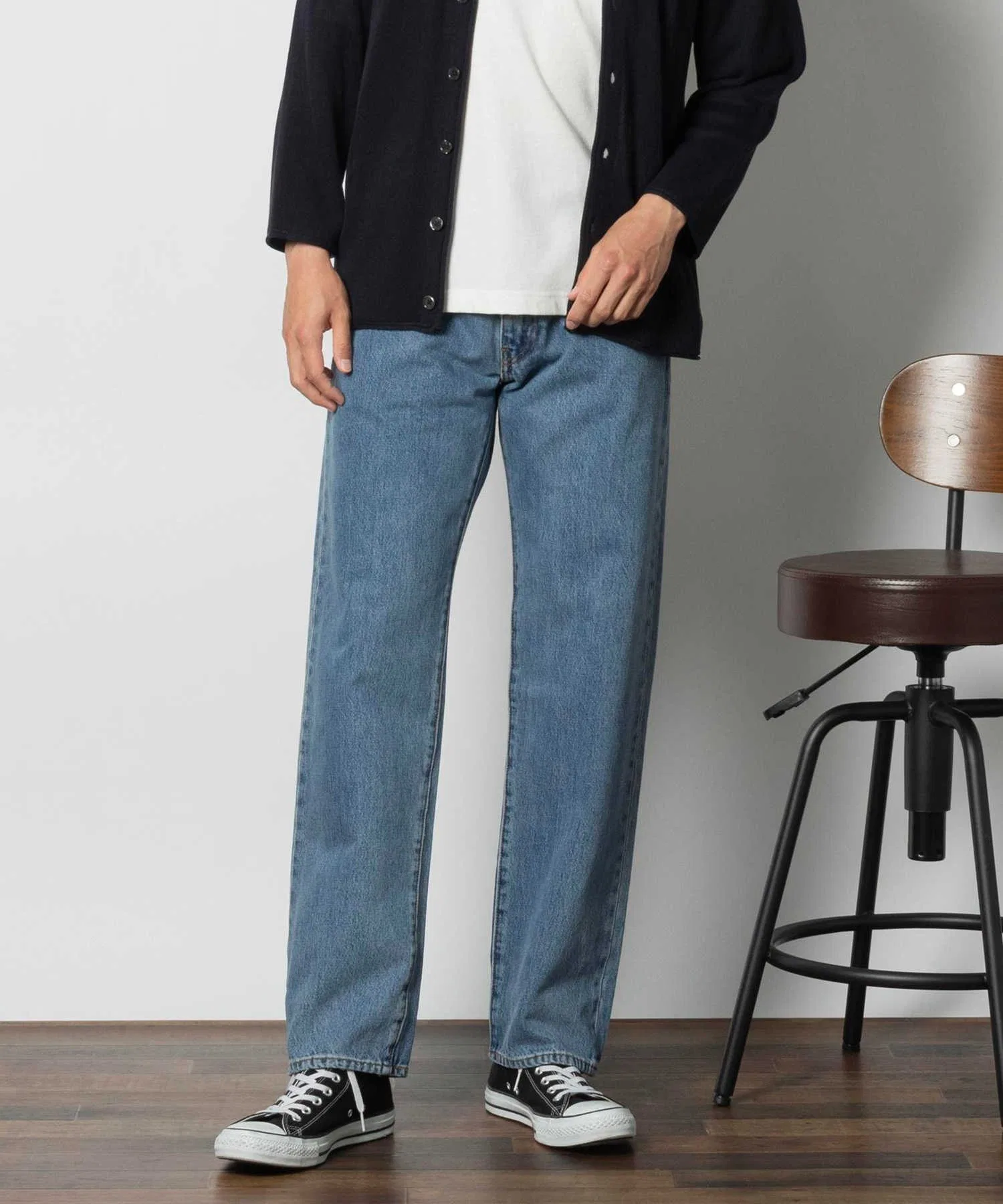 【Levi's】"555" Свободные прямые джинсы