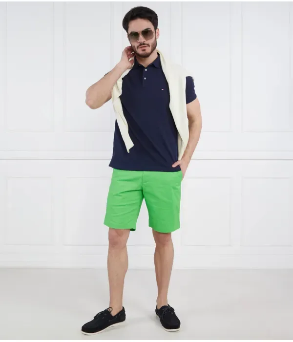 Поло 1985 slim fit Tommy Hilfiger, темно-синий — фото 2