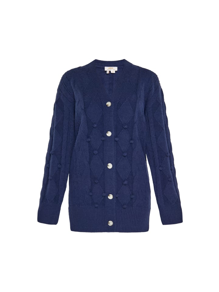 

Женский кардиган темно-синего цвета usha FESTIVAL