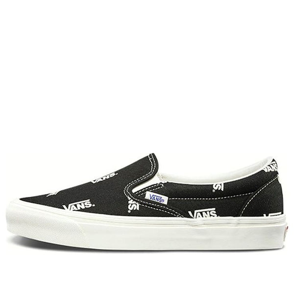 

Кроссовки og slip-on lx 'multi-logo black' Vans, черный