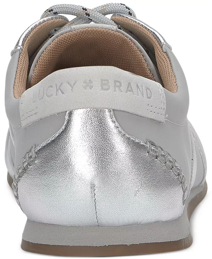 Женские низкие кроссовки Kofila на шнуровке Lucky Brand, серебряный — фото 3