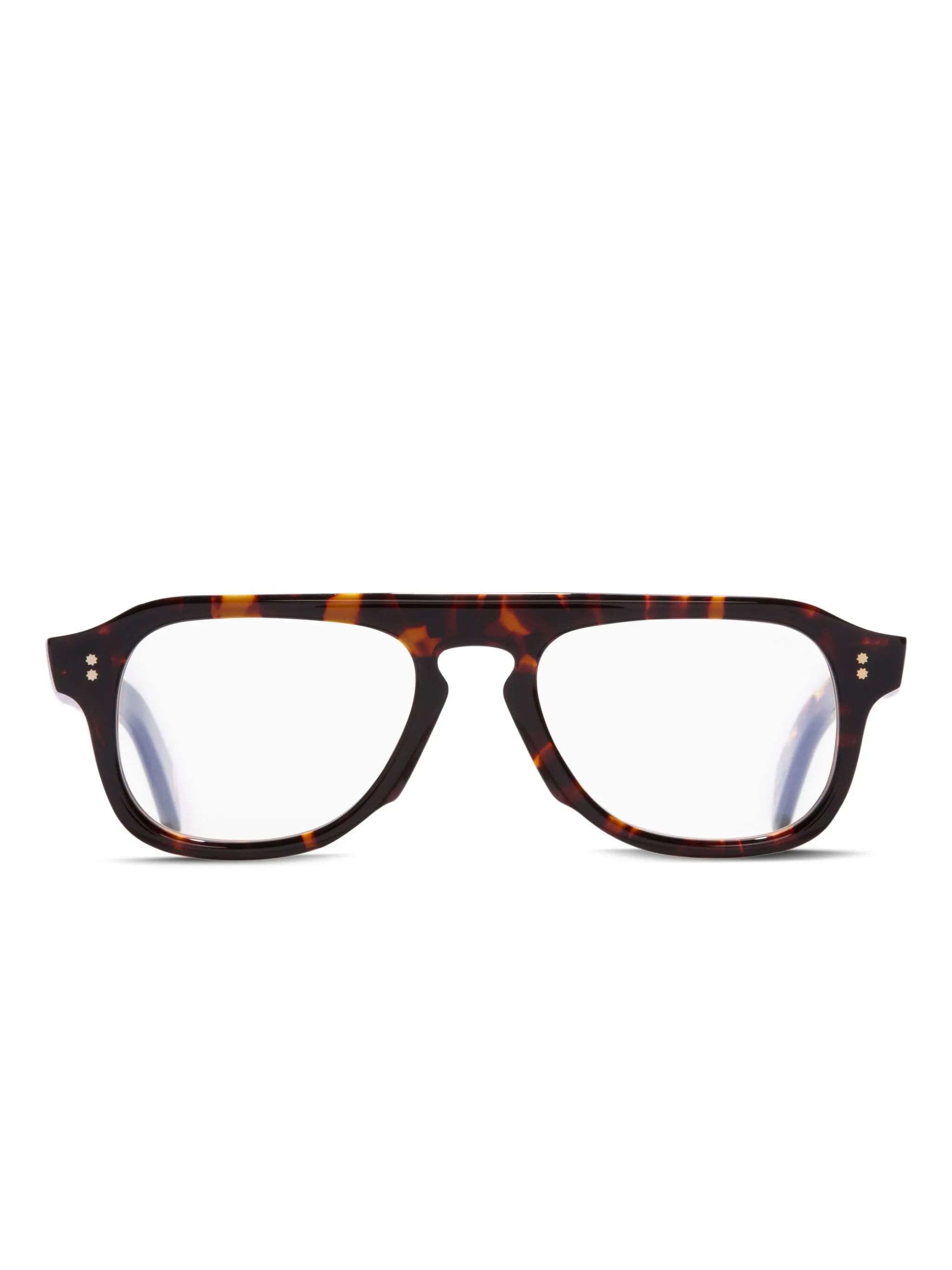 

Очки в геометричной оправе Cutler & Gross, коричневый