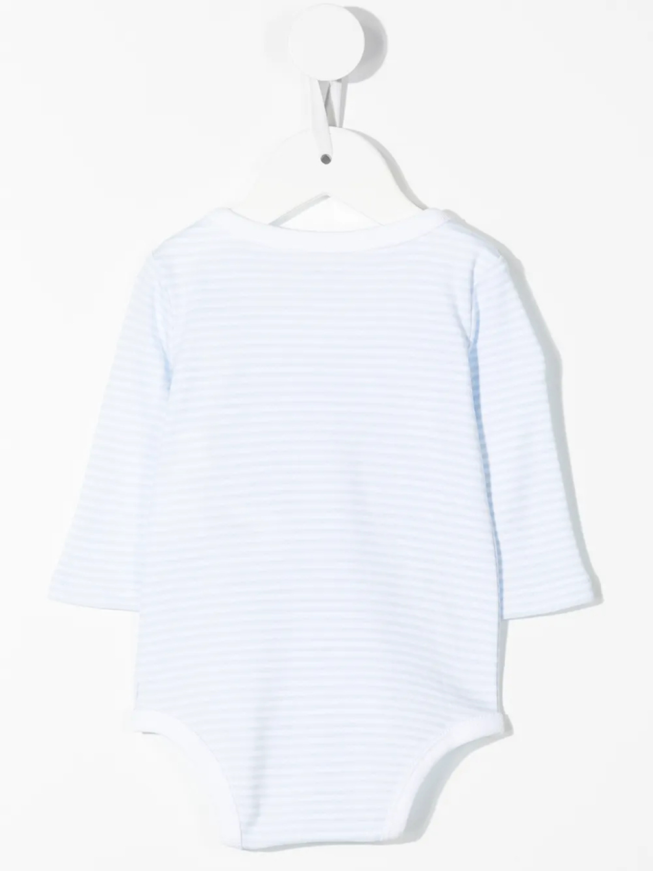 POLO RALPH LAUREN KIDS пижама в полоску с вышитым логотипом, синий — фото 2