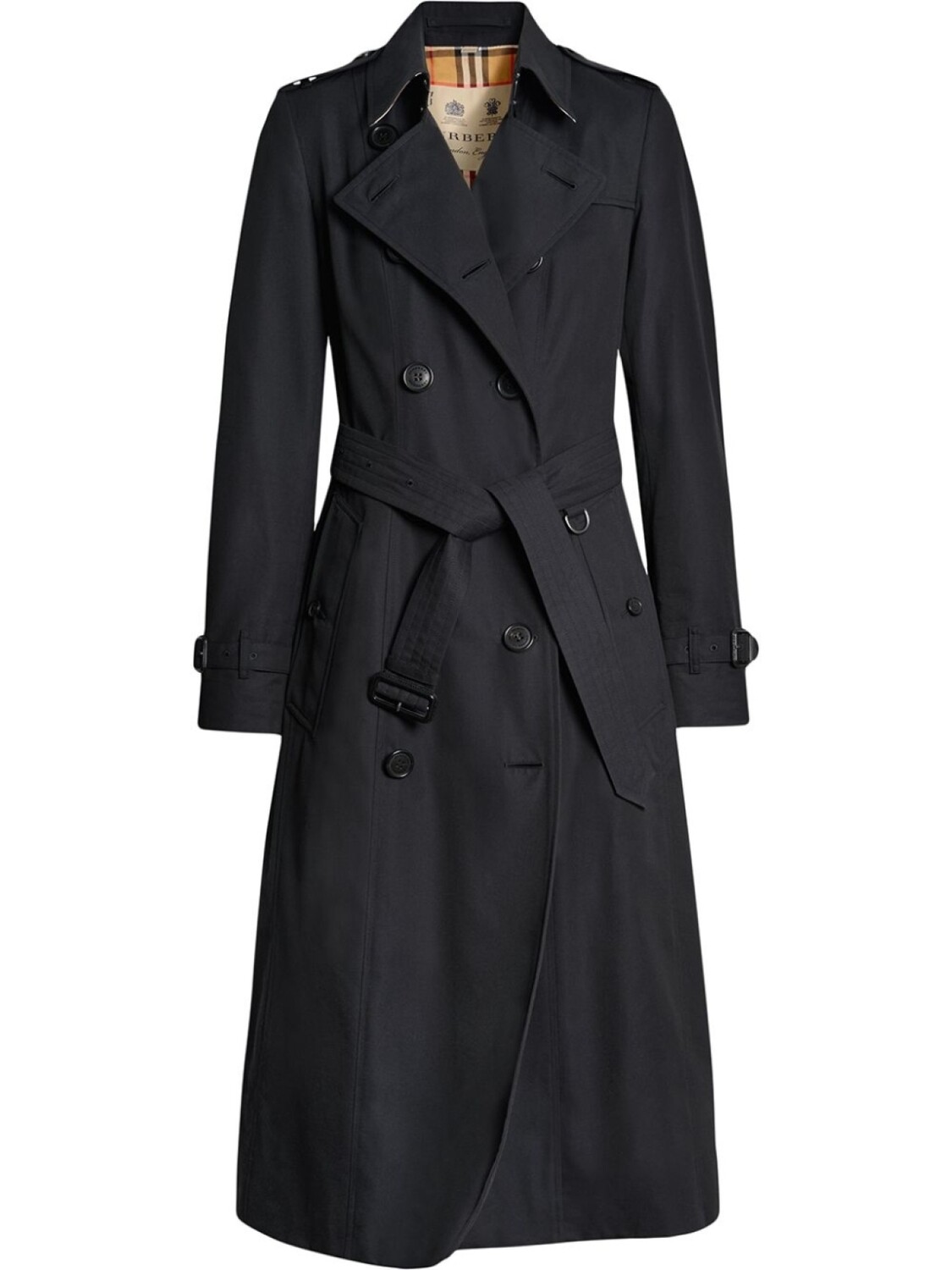 

Длинный тренч Chelsea Heritage Burberry, синий