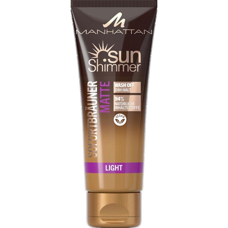 

Sunshimmer Instant Tan Matte 02 светлый Manhattan, 125 ml