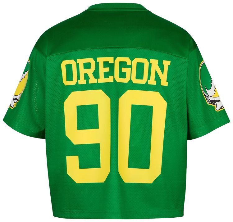 Футболка Nike x Class Trip x Grateful Dead x Oregon Steal Your Duck Practice Jersey, зеленый — фото 2