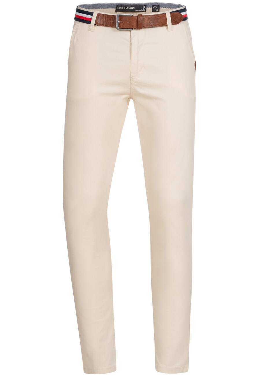 

Брюки чинос INDICODE JEANS Regular Chino Pants Cherry, светло-бежевый