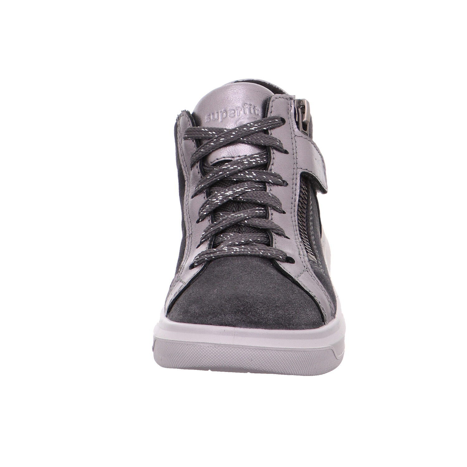Высокие кроссовки superfit High COSMO, цвет Grau/Silber — фото 4