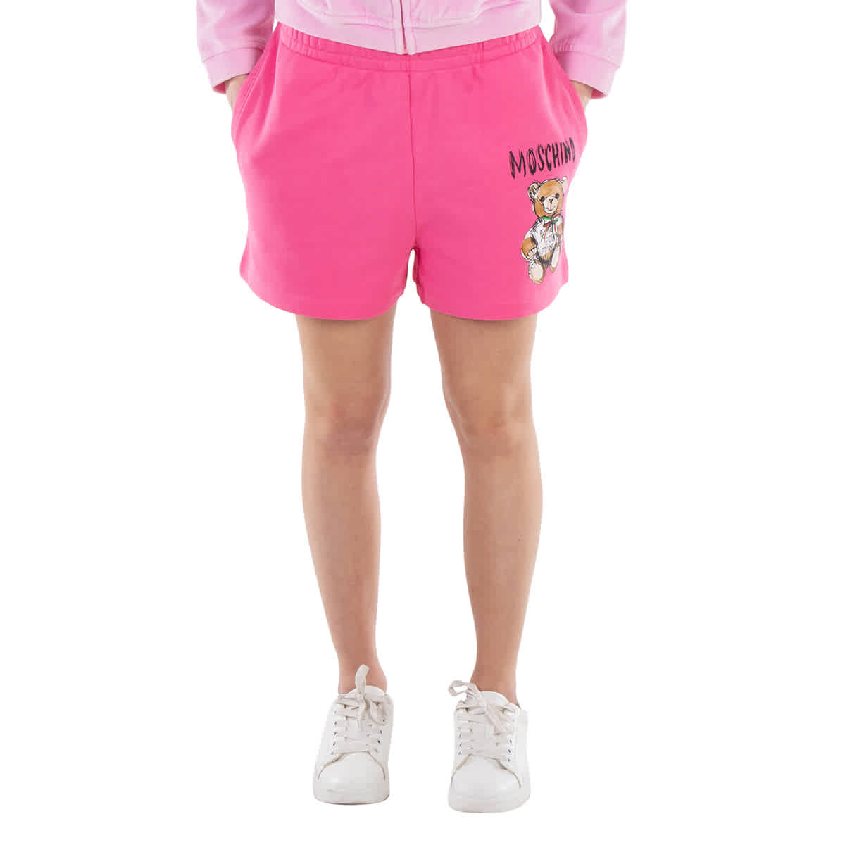 

Москино Архив Шорты с медвежонком Moschino, розовый