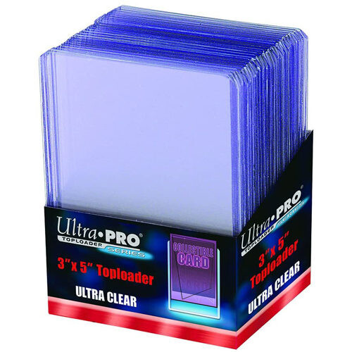 

Чехол для карточек 3″ X 5″ Toploader 25Ct Ultra Pro