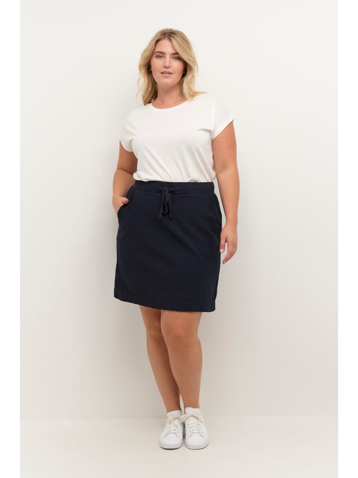 

KAFFE curve Юбка KCnana, стандартный крой, цвет Midnight Marine