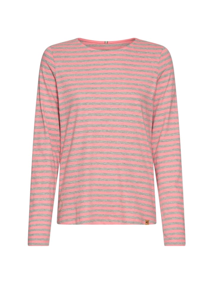 

Рубашка с длинными рукавами из чистого хлопка розового цвета. Camel Active