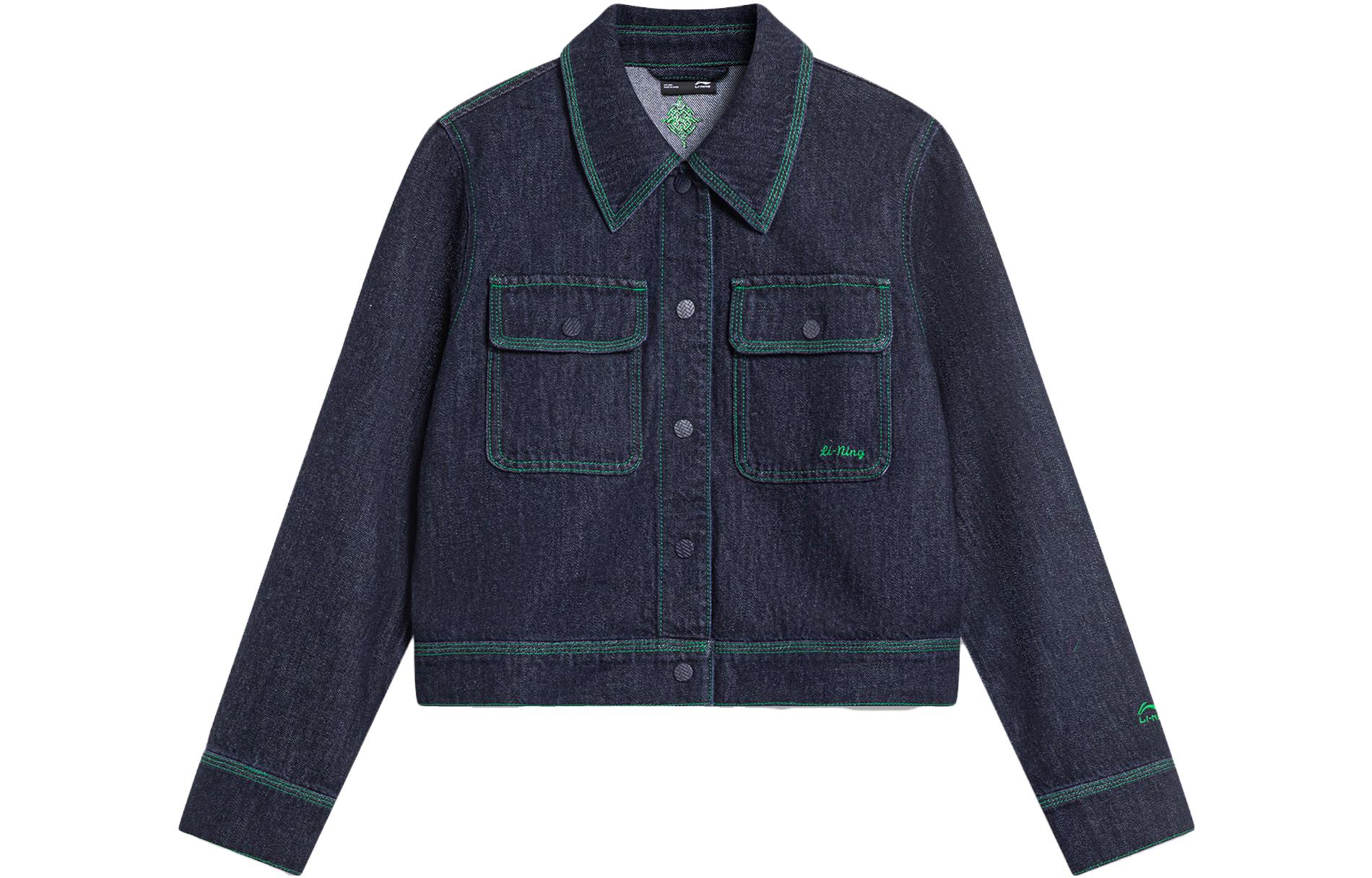 

Куртка джинсовая LiNing Sports Life Collection Denim Blue, Синий, Куртка джинсовая LiNing Sports Life Collection Denim Blue