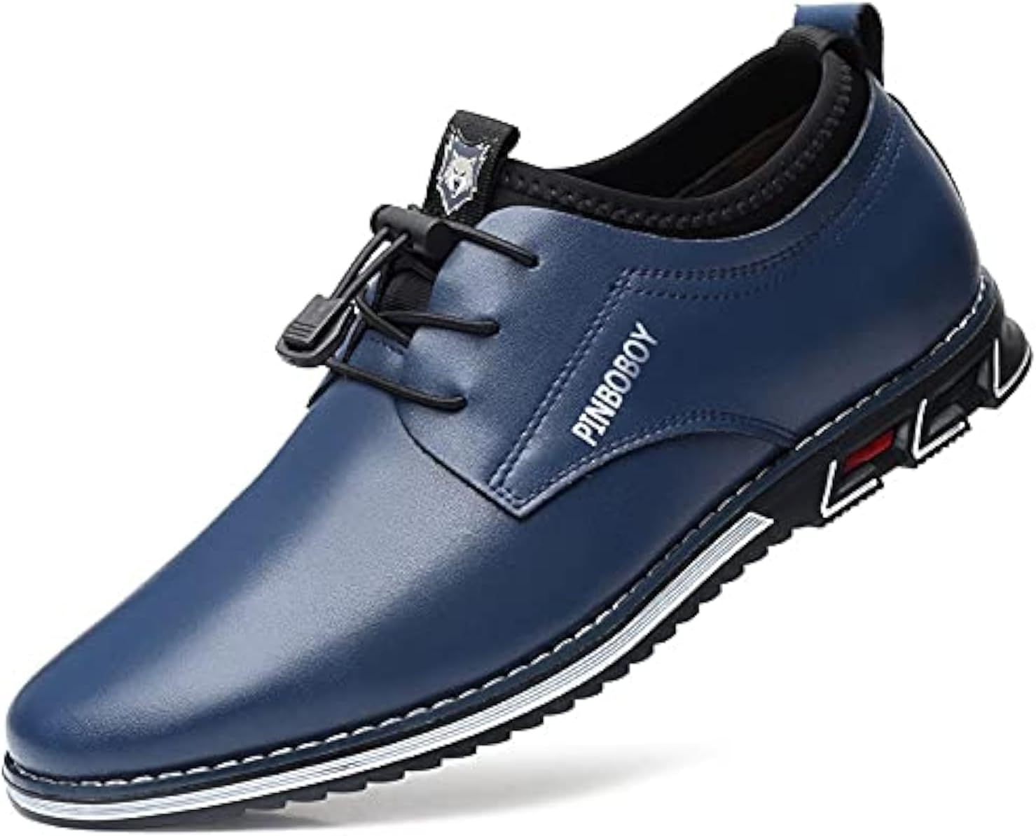 

Мужские повседневные роскошные кроссовки Veslesth, кожаные лоферы, удобная обувь для ходьбы, модные туфли, для работы, офиса и улицы Veslexth, синий