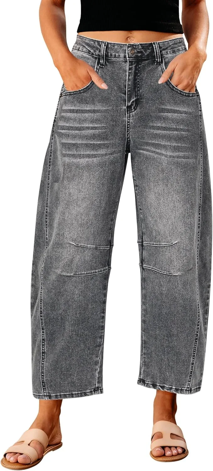 

GRAPENT джинсы для женщин High Waisted Wide Leg