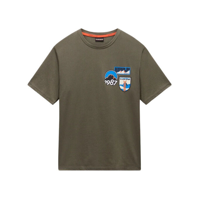 

Футболка с короткими рукавами Napapijri Montepiana для мужчин - Tea Leaf G0A