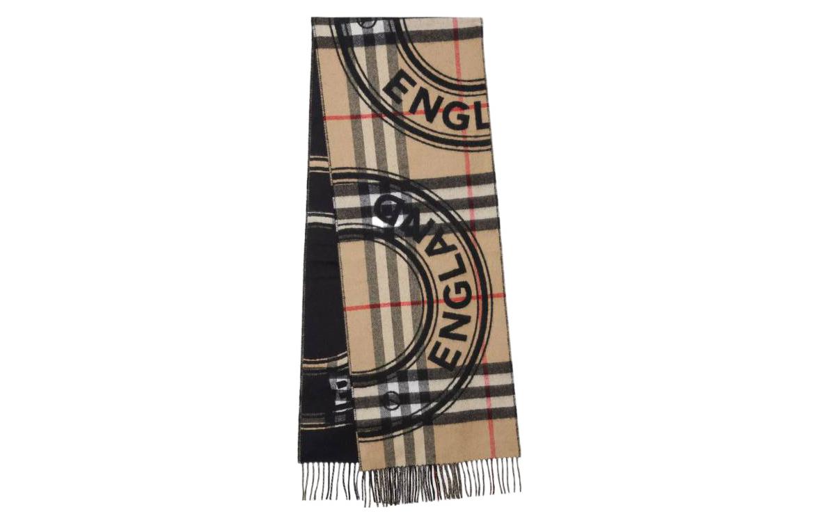 

Барберри Шарф из кашемира с принтом